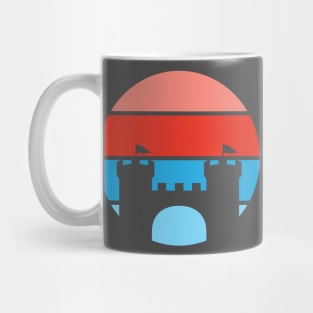 silhouette castle Mug